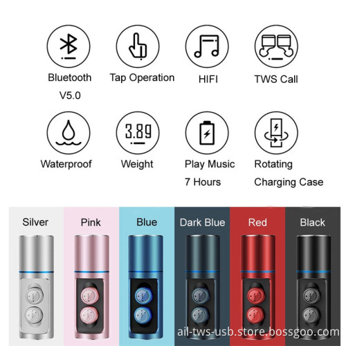 Mini Blutooth 5.0 Binaural TWS M2+ Earphone